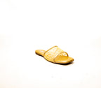 Lace Square Toe Slides