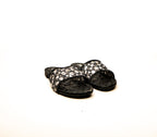 Embroidered Floral Slides