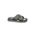 Casual Suede Cross-Strap