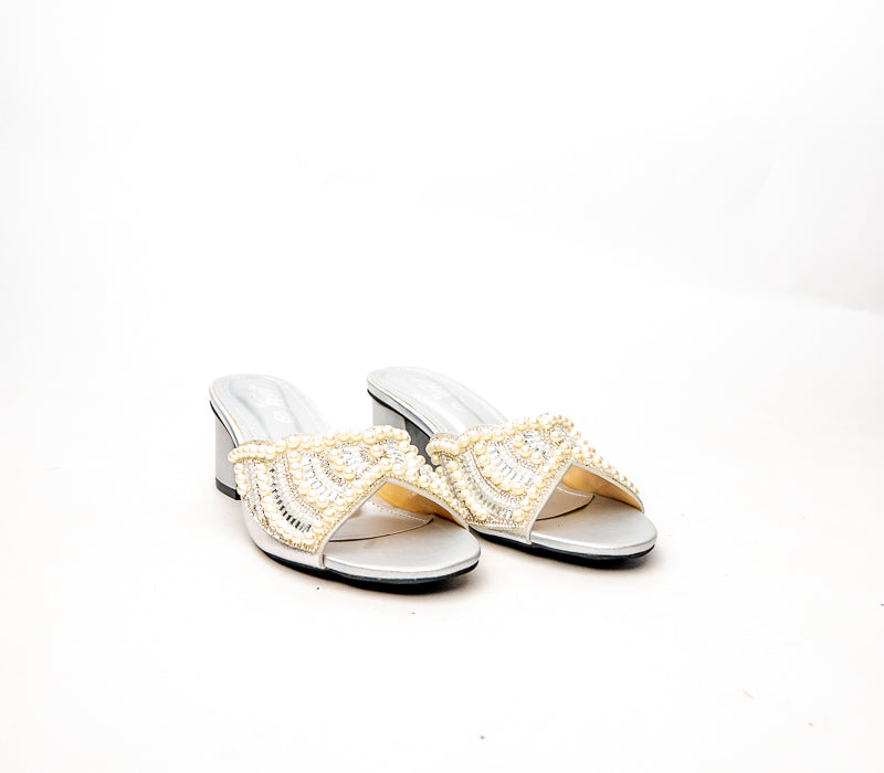 Pearl Embellished Heels