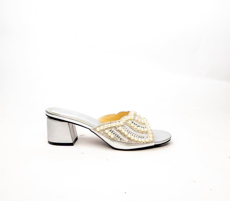 Pearl Embellished Heels