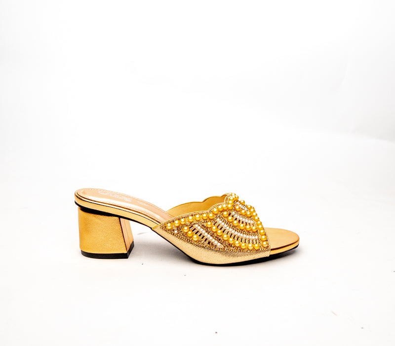Pearl Embellished Heels
