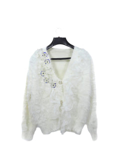 Lace Fur Cardigan