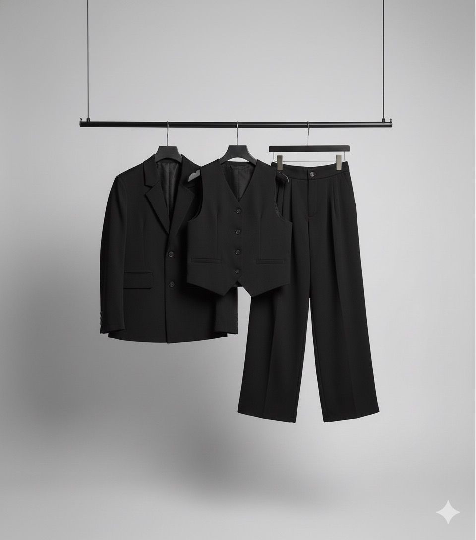 The Elevated Three-Piece Suit Set