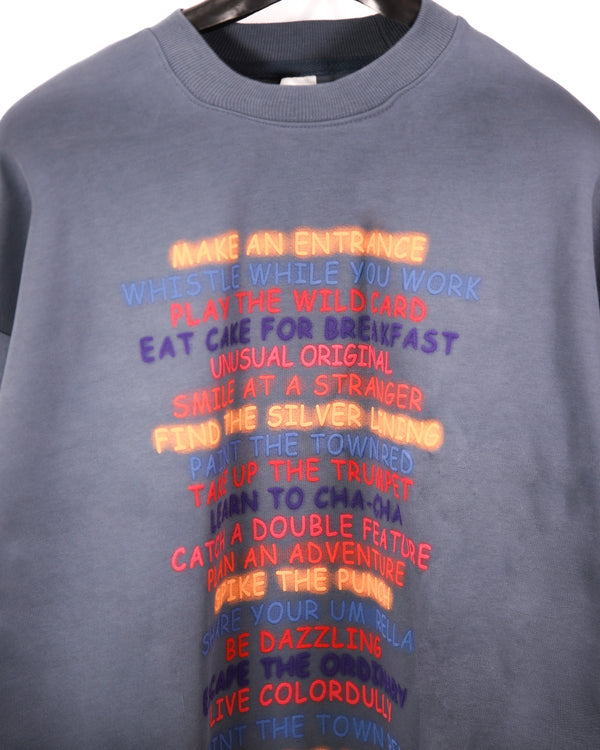 Vibrant Verse Sweatshirt