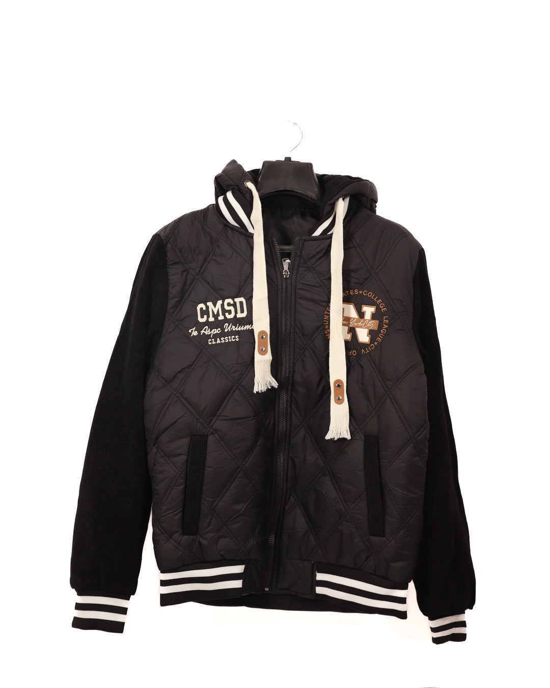 Quilted Varsity Jacket