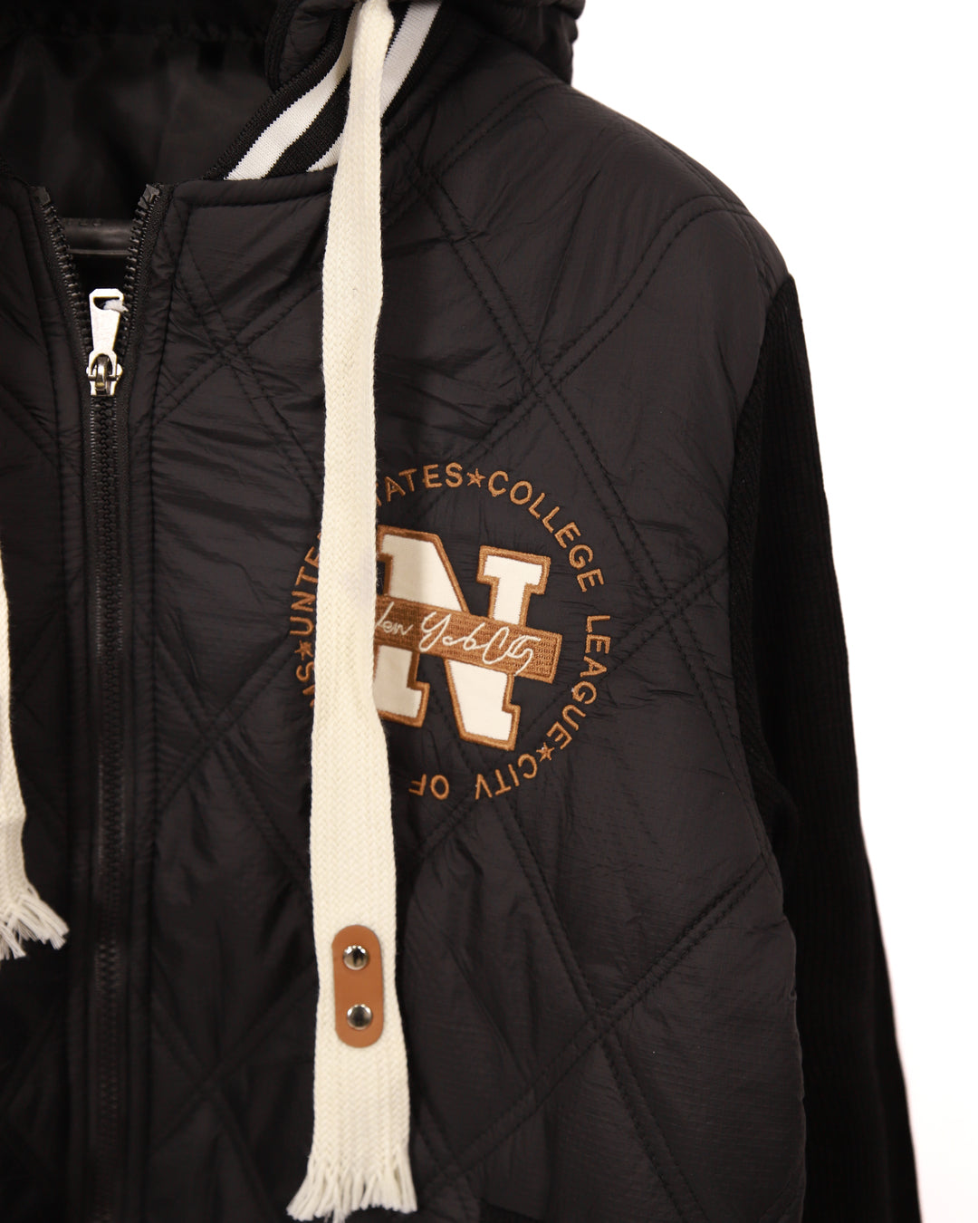 Quilted Varsity Jacket