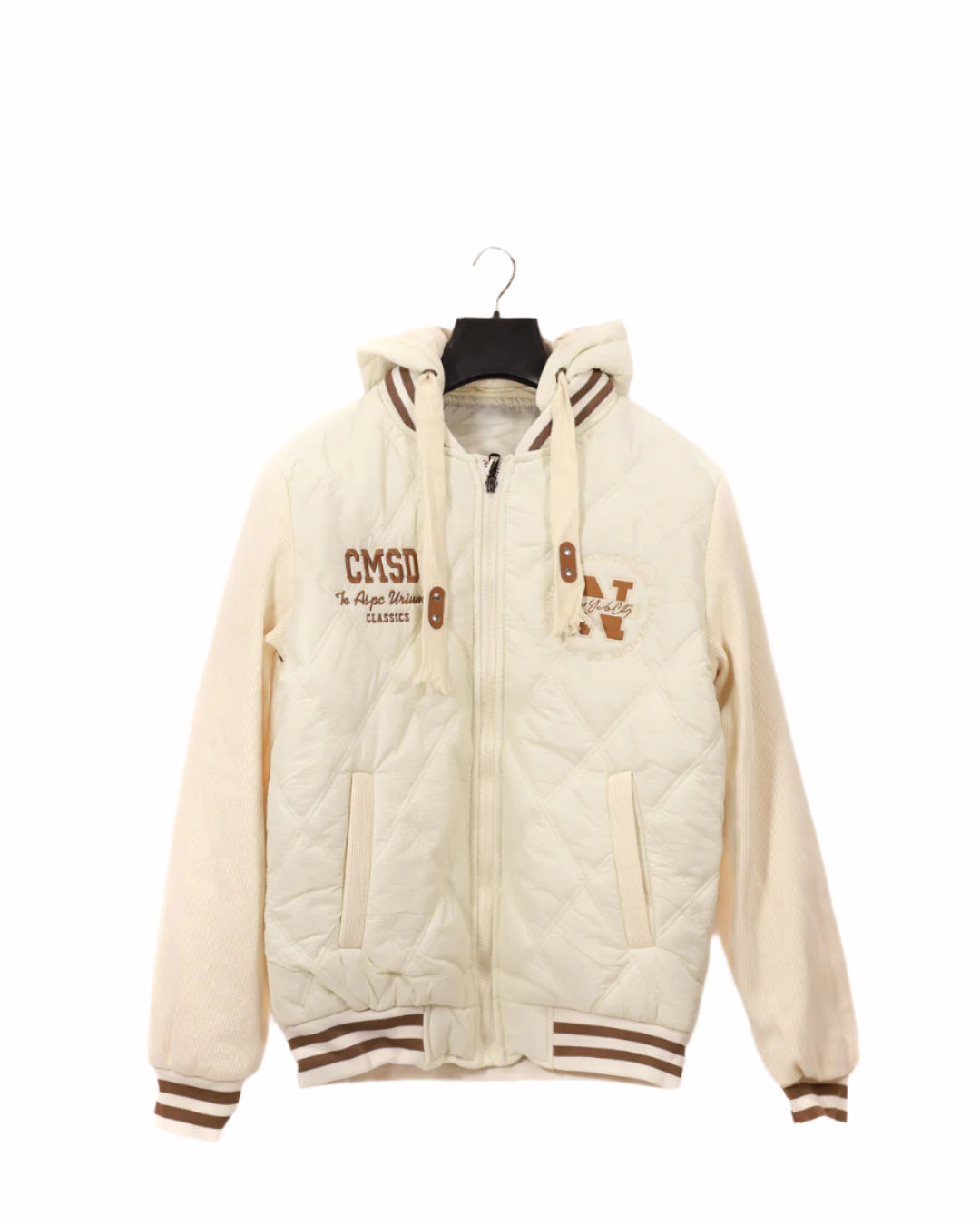 Quilted Varsity Jacket