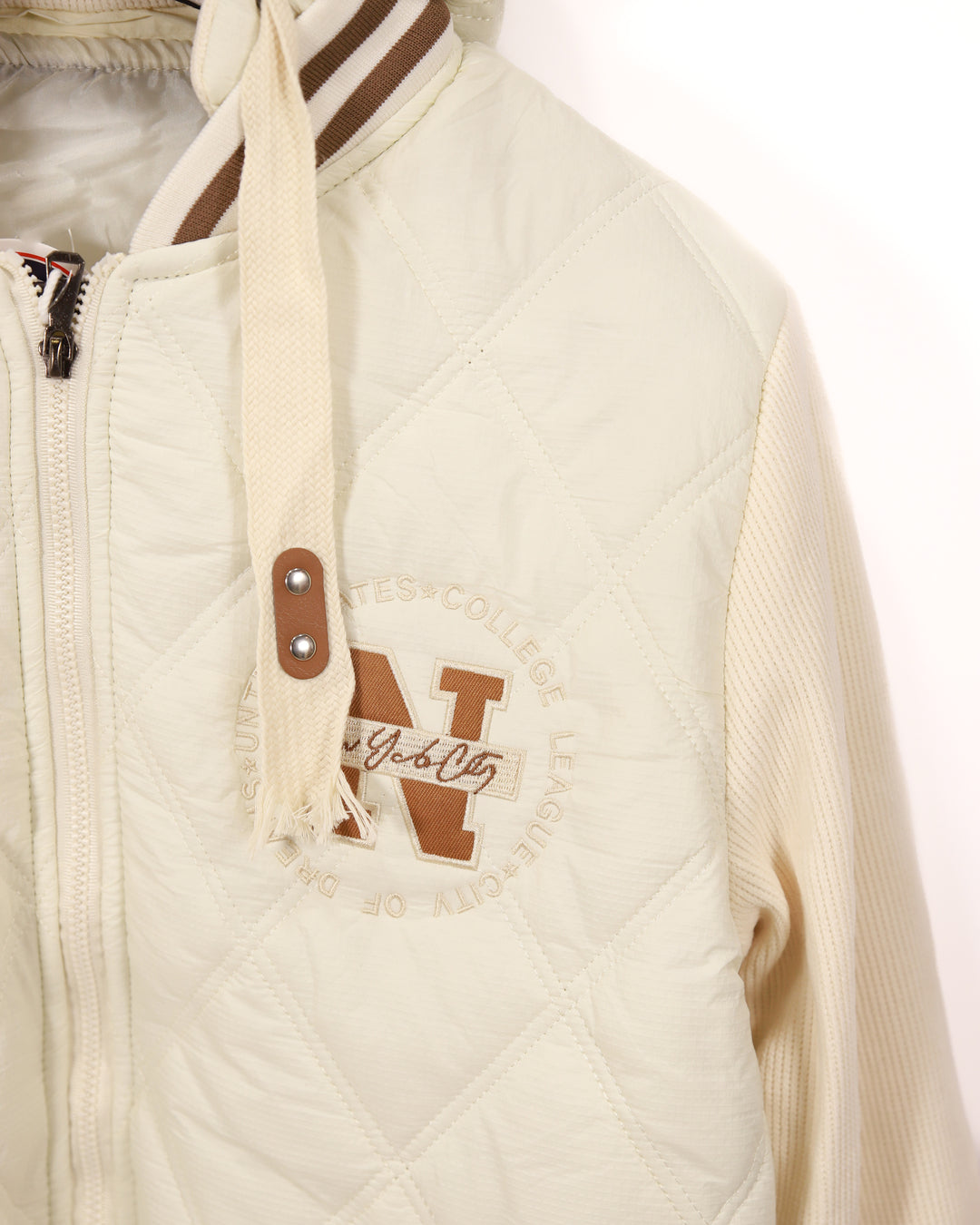 Quilted Varsity Jacket
