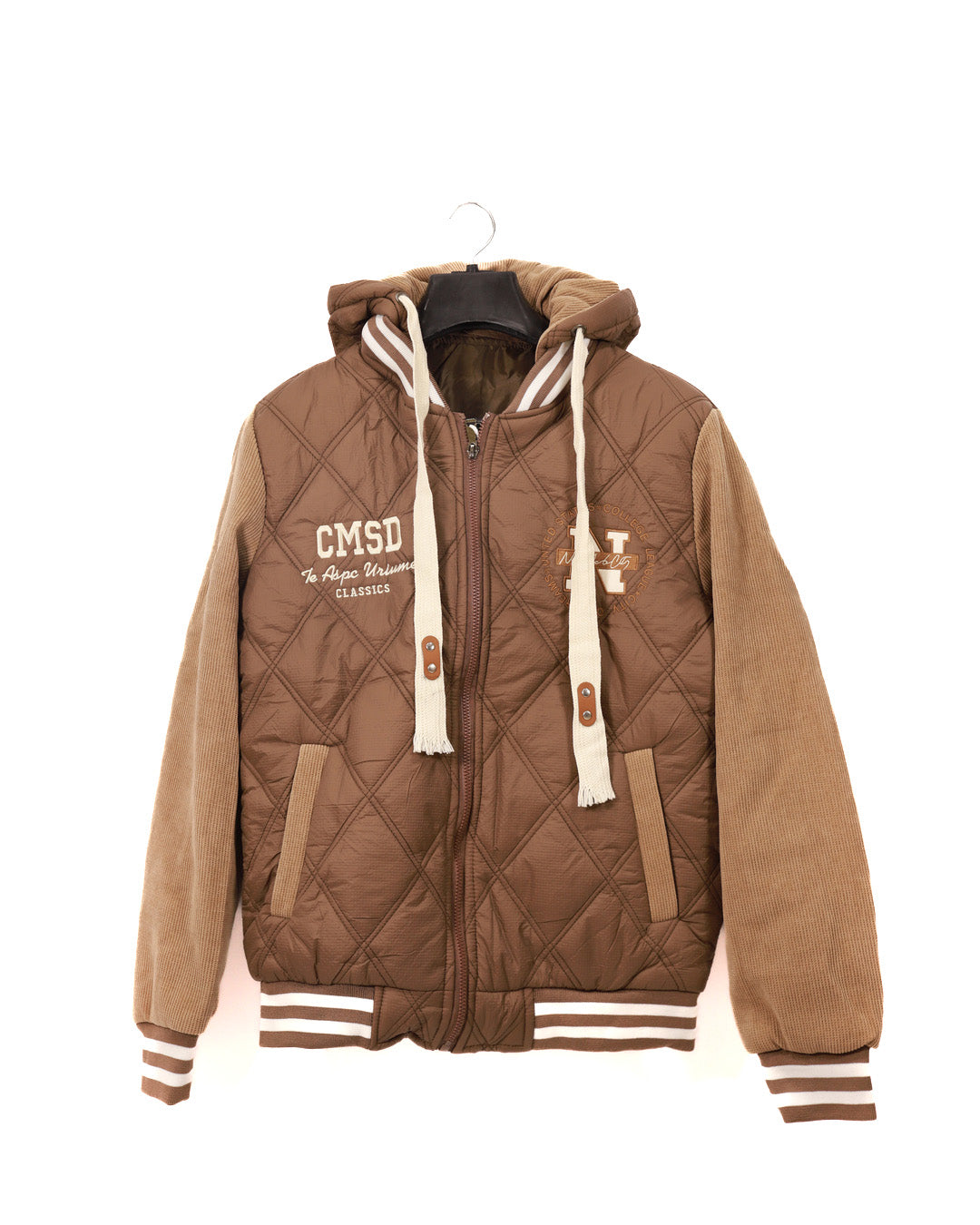 Quilted Varsity Jacket