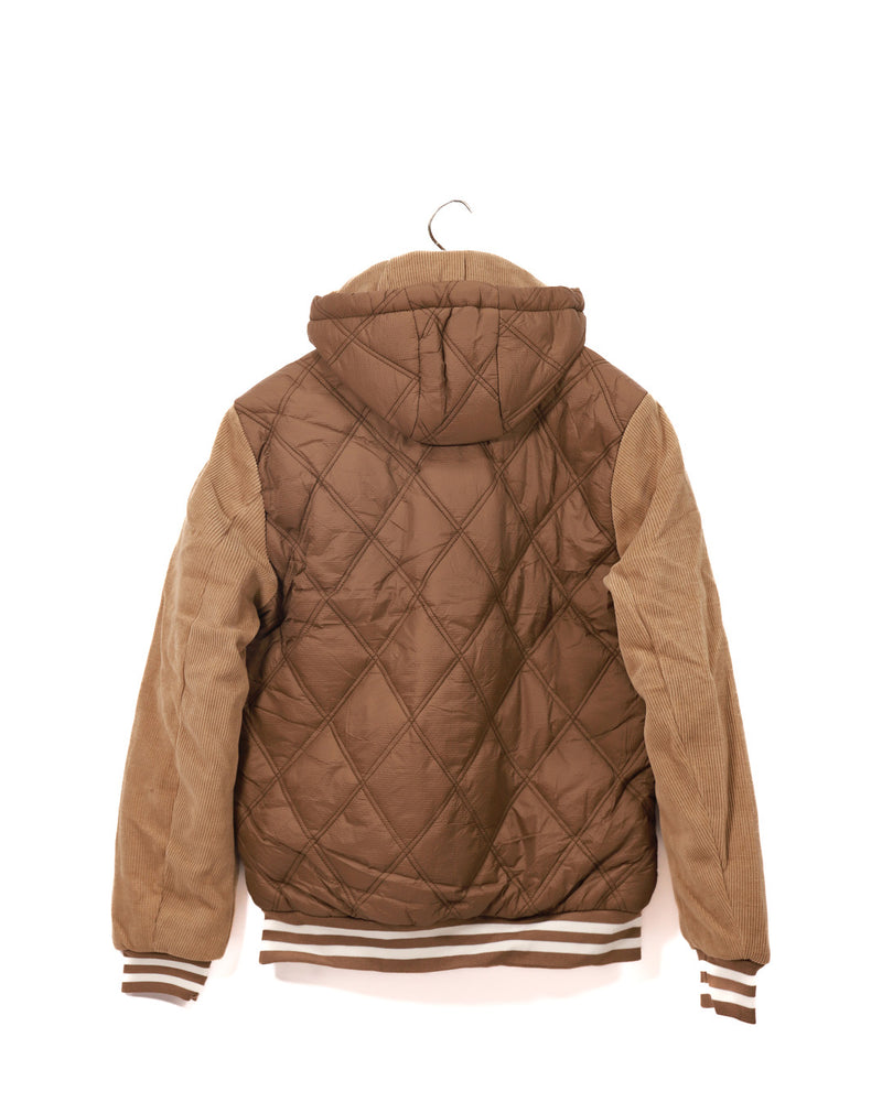Quilted Varsity Jacket